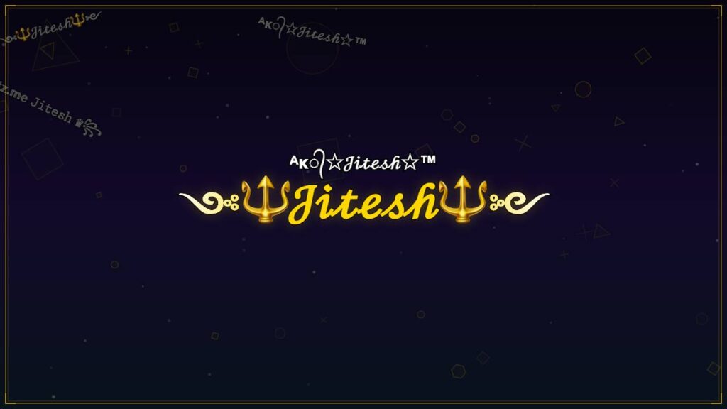 ༺🔱𝒥𝒾𝓉ℯ𝓈𝒽🔱༻ – Jitesh Stylish Name