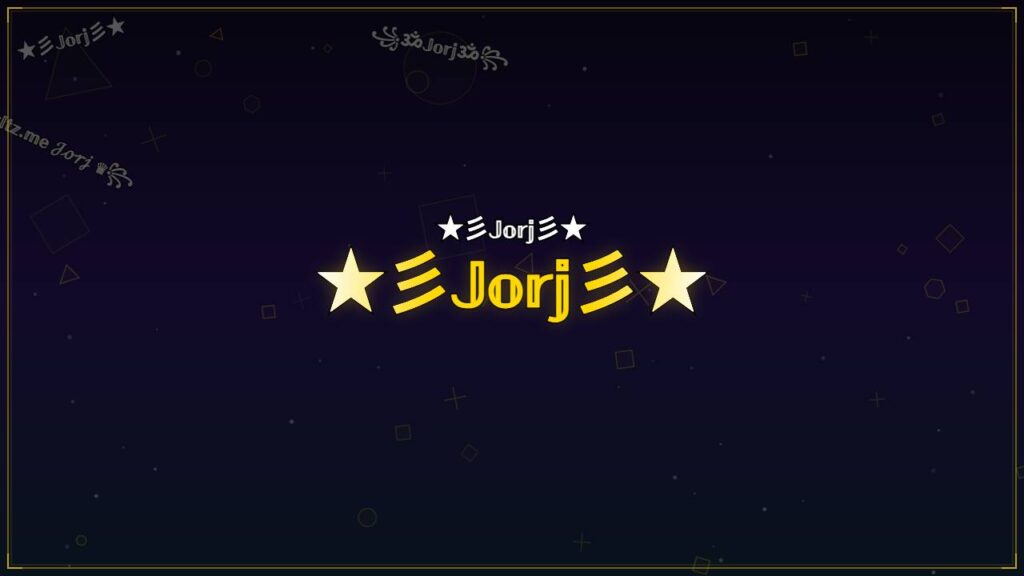 ★彡𝕁𝕠𝕣𝕛彡★ – Jorj Stylish Name