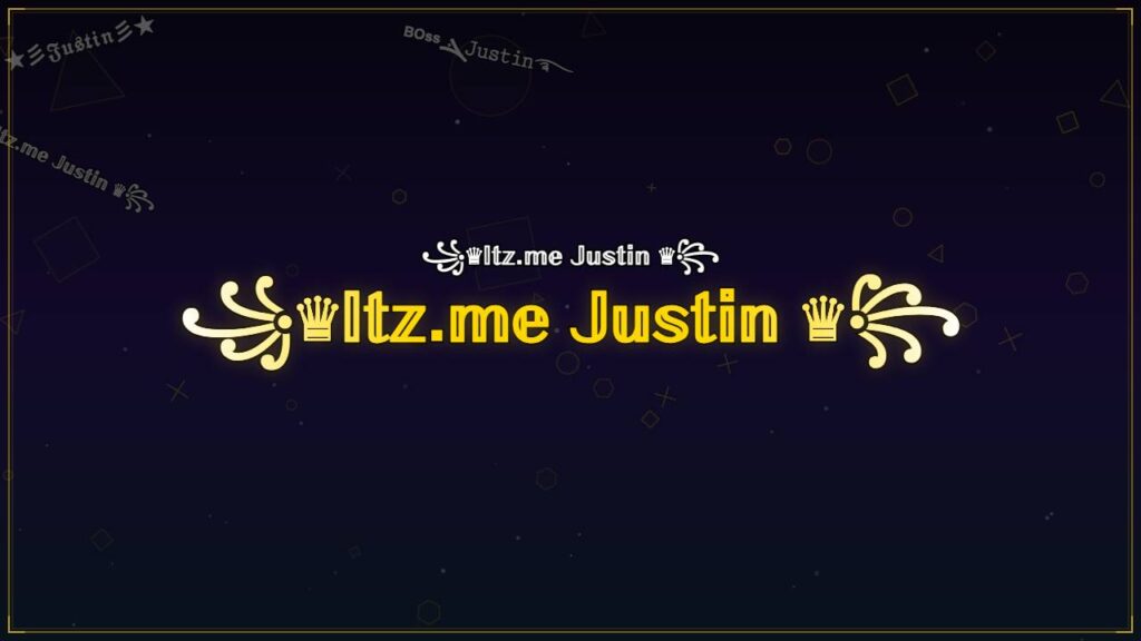 ꧁♛𝕀𝕥𝕫.𝕞𝕖 𝕁𝕦𝕤𝕥𝕚𝕟 ♛꧂ – Justin Stylish Name