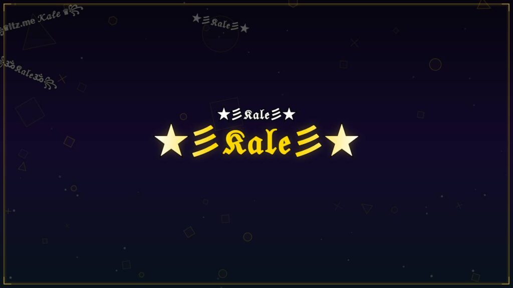 ★彡𝔎𝔞𝔩𝔢彡★ – Kale Stylish Name