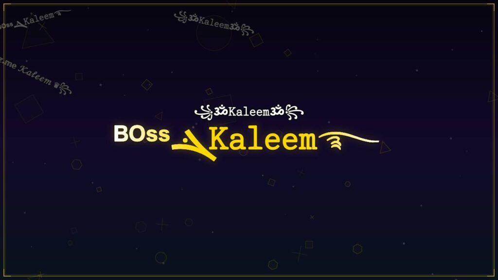 ᴮᴼˢˢܔ𝙺𝚊𝚕𝚎𝚎𝚖࿐ – Kaleem Stylish Name