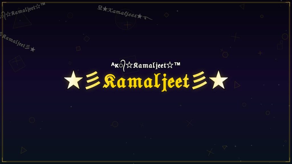 ★彡𝔎𝔞𝔪𝔞𝔩𝔧𝔢𝔢𝔱彡★ – Kamaljeet Stylish Name