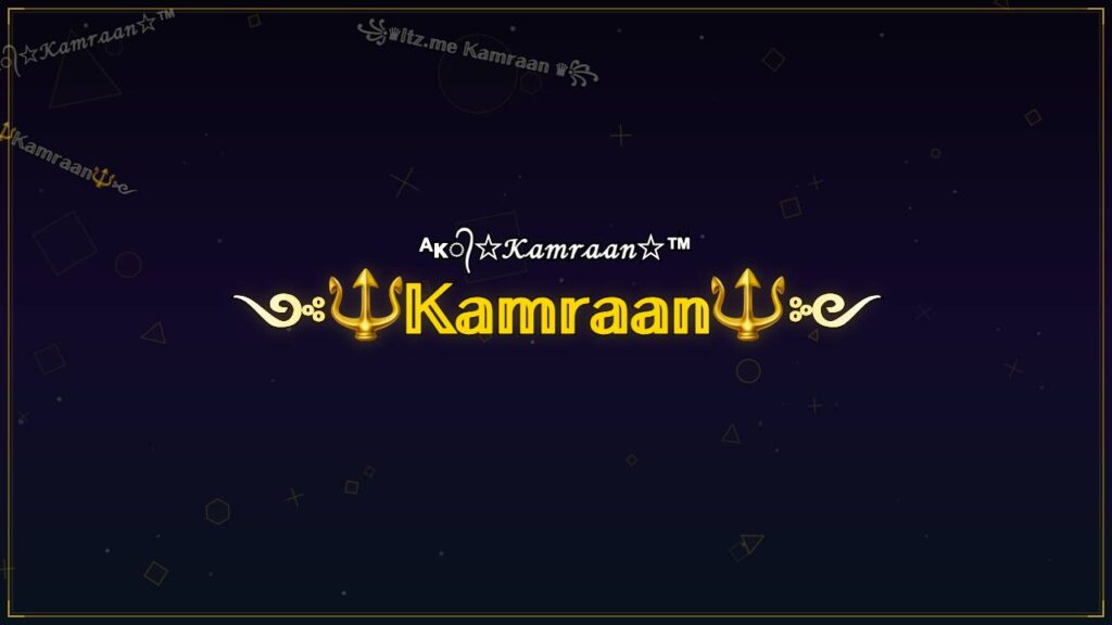 ༺🔱𝕂𝕒𝕞𝕣𝕒𝕒𝕟🔱༻ – Kamraan Stylish Name