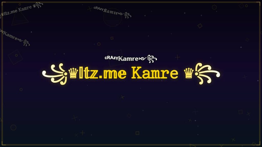꧁♛𝕀𝕥𝕫.𝕞𝕖 𝙺𝚊𝚖𝚛𝚎 ♛꧂ – Kamre Stylish Name