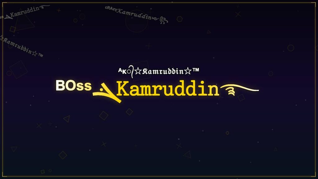 ᴮᴼˢˢܔ𝙺𝚊𝚖𝚛𝚞𝚍𝚍𝚒𝚗࿐ – Kamruddin Stylish Name