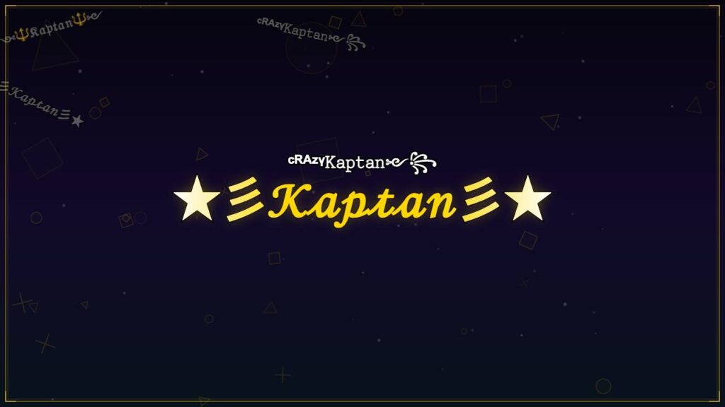 ★彡𝒦𝒶𝓅𝓉𝒶𝓃彡★ – Kaptan Stylish Name