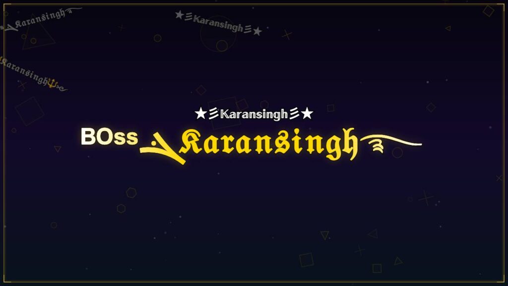 ᴮᴼˢˢܔ𝔎𝔞𝔯𝔞𝔫𝔰𝔦𝔫𝔤𝔥࿐ – Karansingh Stylish Name