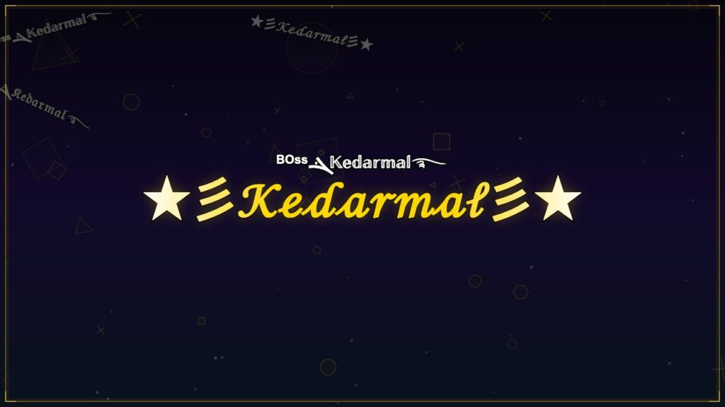 ★彡𝒦ℯ𝒹𝒶𝓇𝓂𝒶𝓁彡★ – Kedarmal Stylish Name