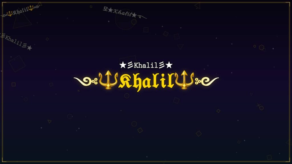 ༺🔱𝔎𝔥𝔞𝔩𝔦𝔩🔱༻ – Khalil Stylish Name