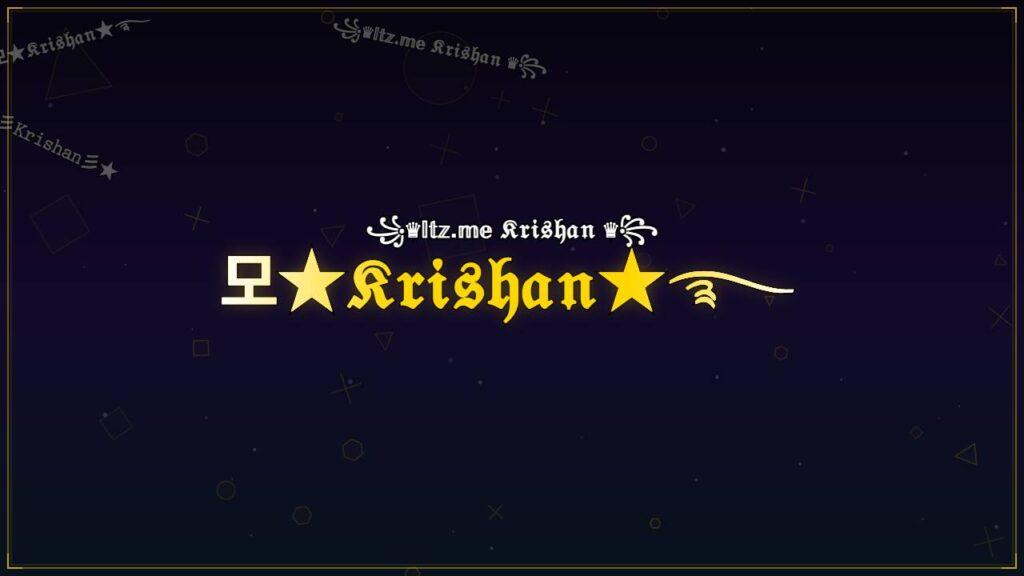 모★𝔎𝔯𝔦𝔰𝔥𝔞𝔫★࿐ – Krishan Stylish Name