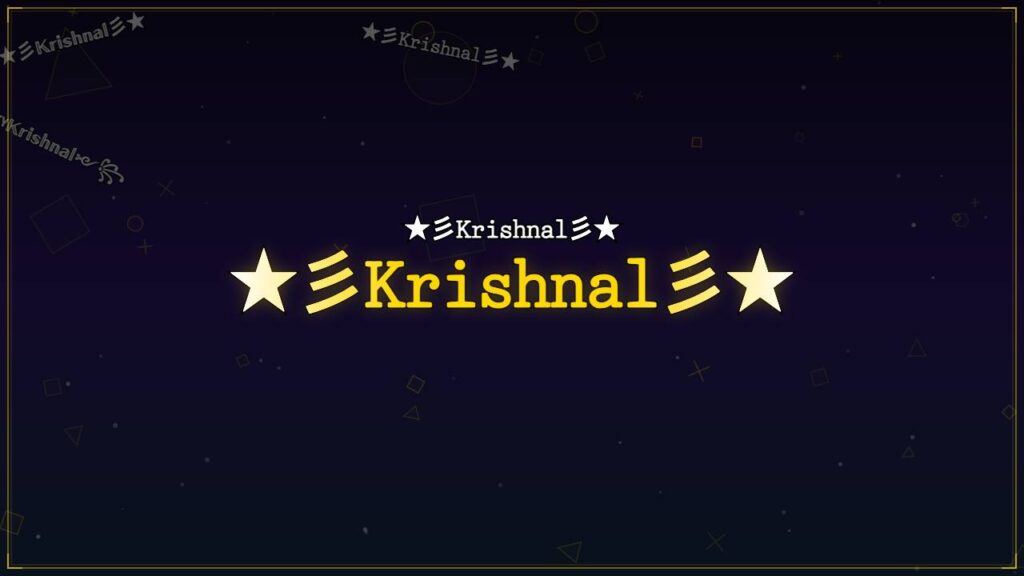★彡𝙺𝚛𝚒𝚜𝚑𝚗𝚊𝚕彡★ – Krishnal Stylish Name