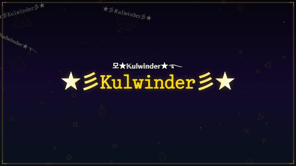 ★彡𝙺𝚞𝚕𝚠𝚒𝚗𝚍𝚎𝚛彡★ – Kulwinder Stylish Name