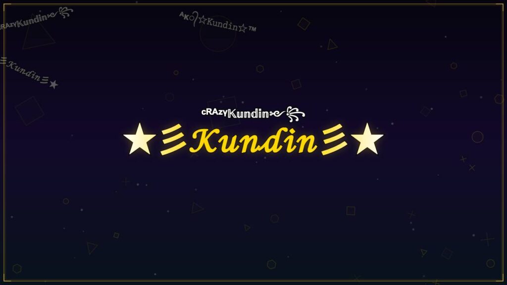 ★彡𝒦𝓊𝓃𝒹𝒾𝓃彡★ – Kundin Stylish Name