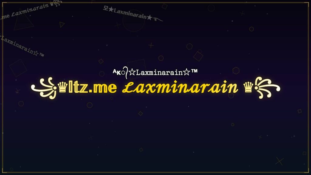 ꧁♛𝕀𝕥𝕫.𝕞𝕖 ℒ𝒶𝓍𝓂𝒾𝓃𝒶𝓇𝒶𝒾𝓃 ♛꧂ – Laxminarain Stylish Name