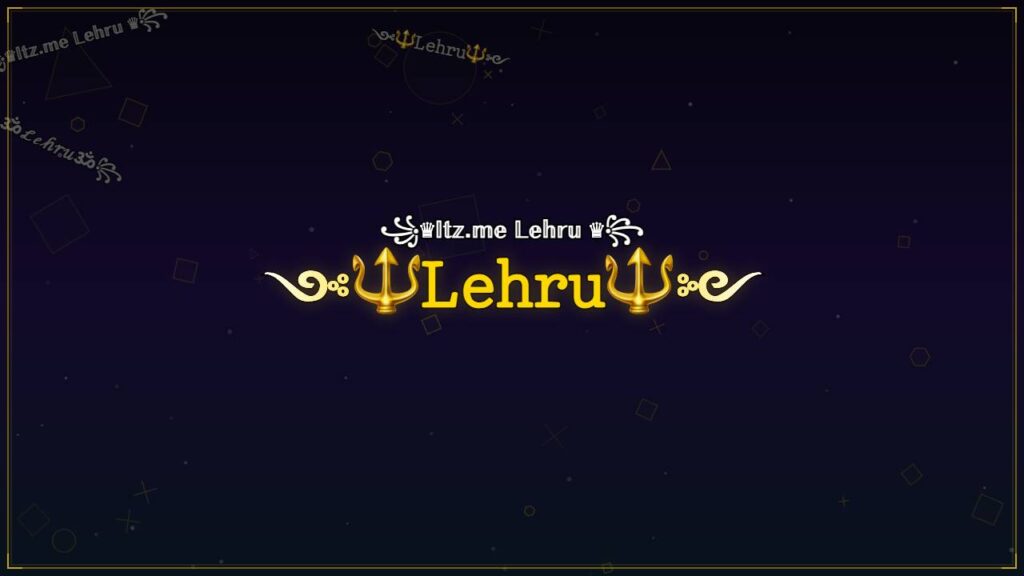 ༺🔱𝙻𝚎𝚑𝚛𝚞🔱༻ – Lehru Stylish Name