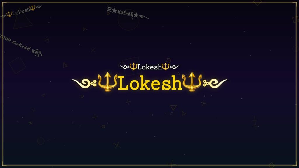 ༺🔱𝙻𝚘𝚔𝚎𝚜𝚑🔱༻ – Lokesh Stylish Name