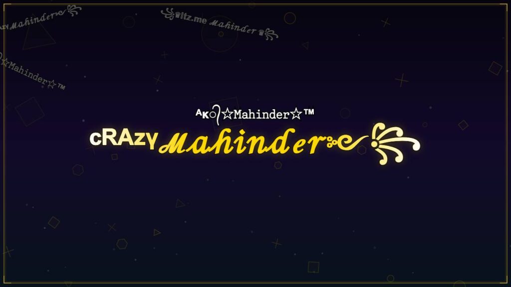 ᶜᴿᴬᶻᵞℳ𝒶𝒽𝒾𝓃𝒹ℯ𝓇༻꧂ – Mahinder Stylish Name
