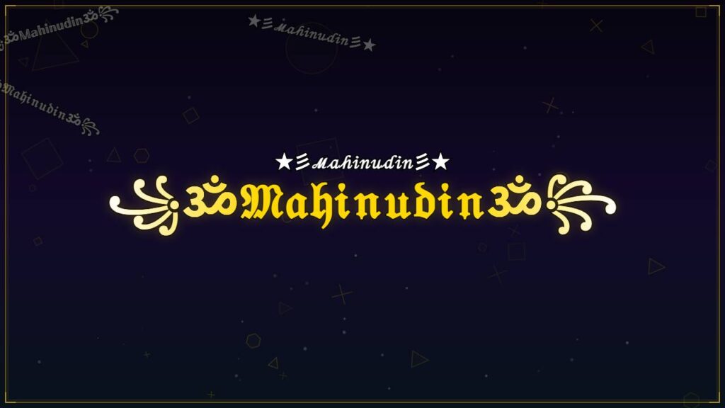 ꧁ॐ𝔐𝔞𝔥𝔦𝔫𝔲𝔡𝔦𝔫ॐ꧂ – Mahinudin Stylish Name