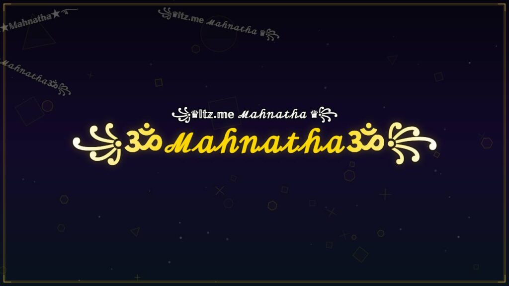 ꧁ॐℳ𝒶𝒽𝓃𝒶𝓉𝒽𝒶ॐ꧂ – Mahnatha Stylish Name