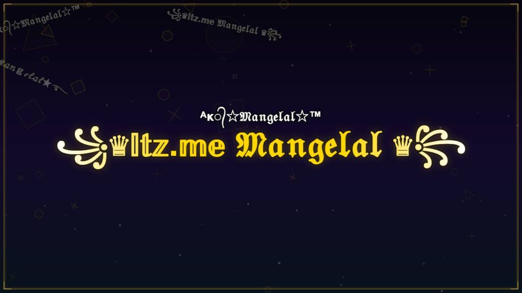 ꧁♛𝕀𝕥𝕫.𝕞𝕖 𝔐𝔞𝔫𝔤𝔢𝔩𝔞𝔩 ♛꧂ – Mangelal Stylish Name