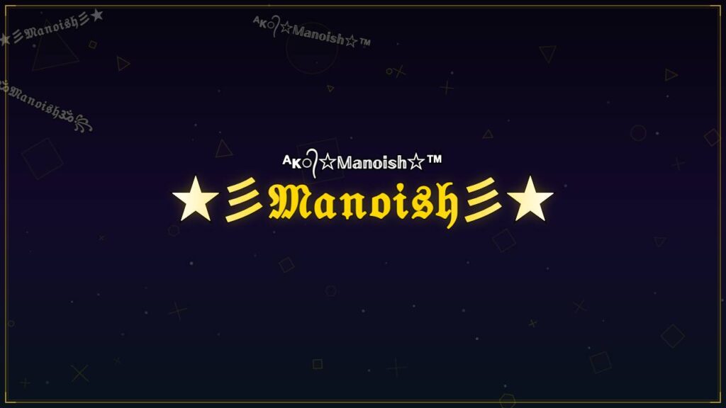 ★彡𝔐𝔞𝔫𝔬𝔦𝔰𝔥彡★ – Manoish Stylish Name