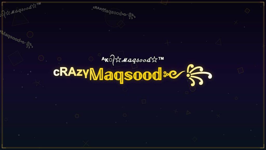 ᶜᴿᴬᶻᵞ𝕄𝕒𝕢𝕤𝕠𝕠𝕕༻꧂ – Maqsood Stylish Name