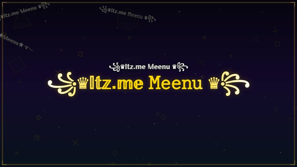 ꧁♛𝕀𝕥𝕫.𝕞𝕖 𝙼𝚎𝚎𝚗𝚞 ♛꧂ – Meenu Stylish Name