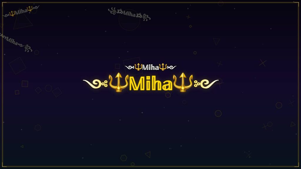 ༺🔱𝕄𝕚𝕙𝕒🔱༻ – Miha Stylish Name