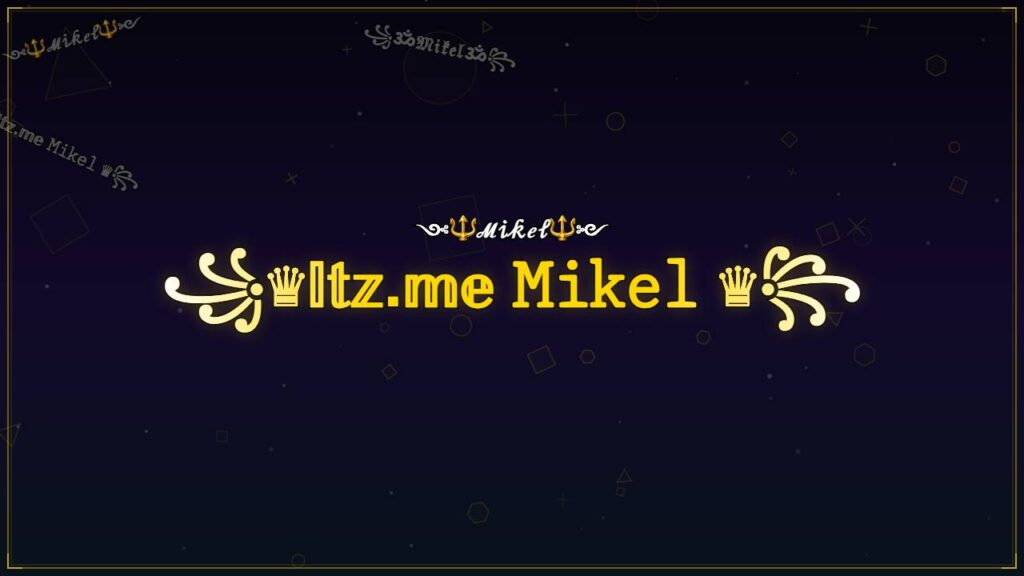 ꧁♛𝕀𝕥𝕫.𝕞𝕖 𝙼𝚒𝚔𝚎𝚕 ♛꧂ – Mikel Stylish Name