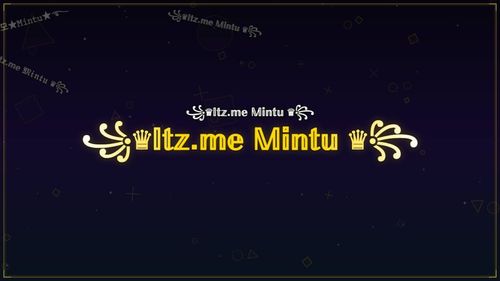 ꧁♛𝕀𝕥𝕫.𝕞𝕖 𝕄𝕚𝕟𝕥𝕦 ♛꧂ – Mintu Stylish Name
