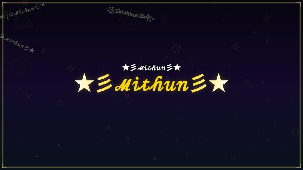★彡ℳ𝒾𝓉𝒽𝓊𝓃彡★ – Mithun Stylish Name