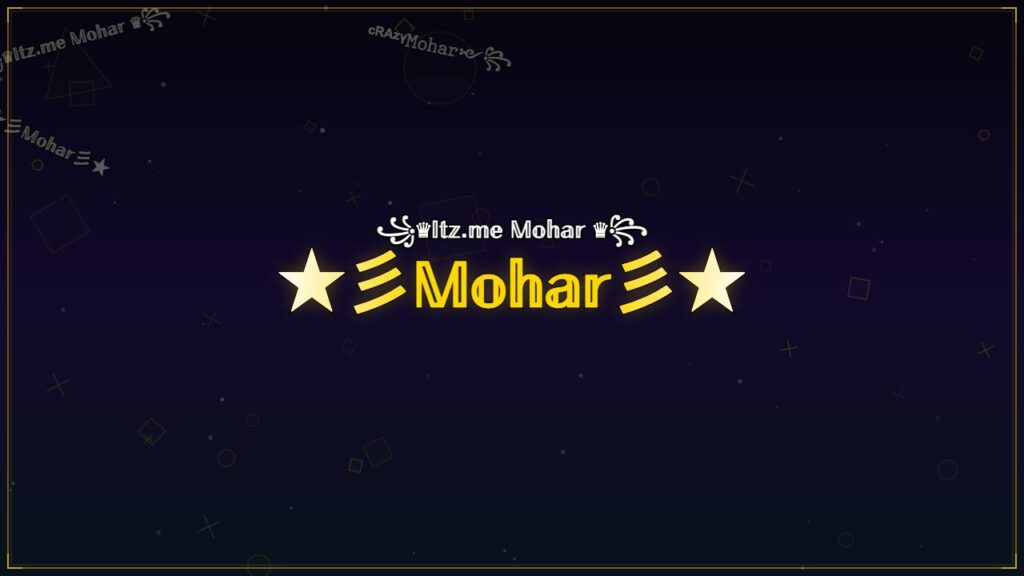 ★彡𝕄𝕠𝕙𝕒𝕣彡★ – Mohar Stylish Name