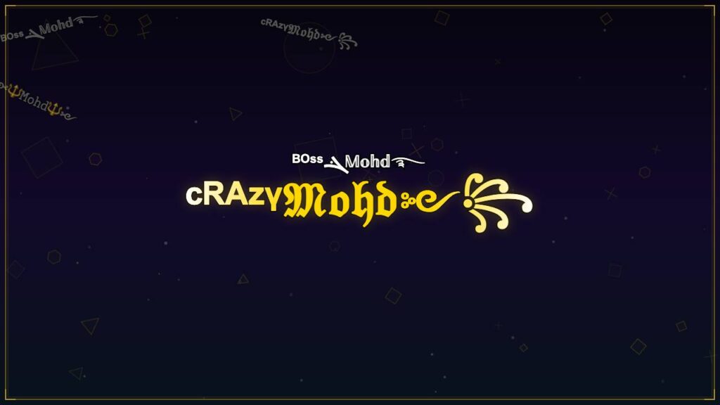 ᶜᴿᴬᶻᵞ𝔐𝔬𝔥𝔡༻꧂ – Mohd Stylish Name