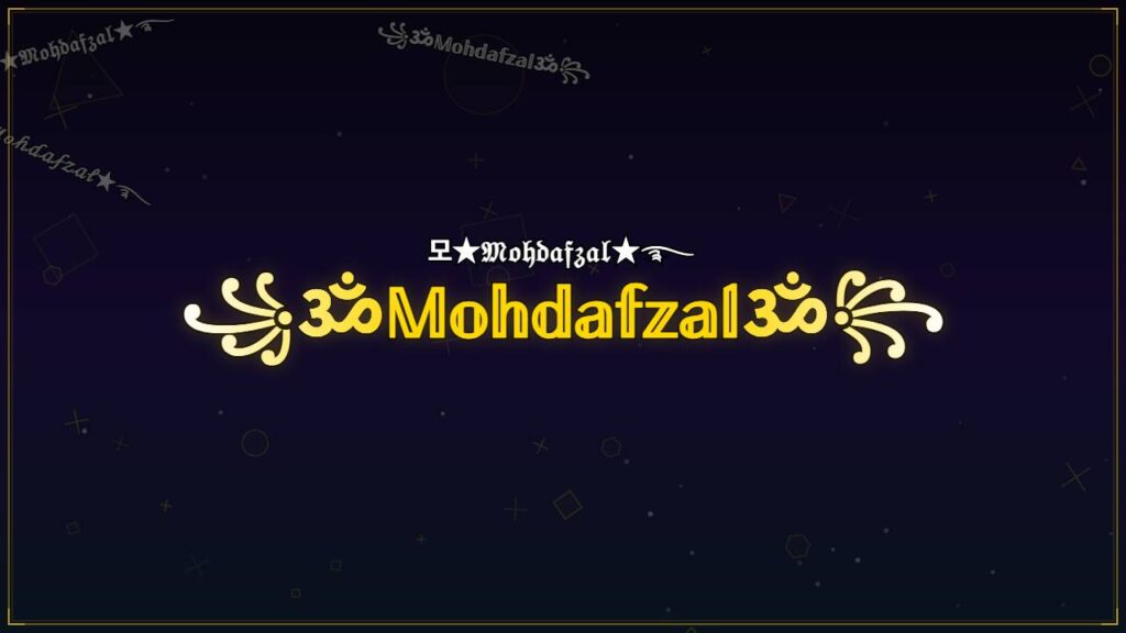 ꧁ॐ𝕄𝕠𝕙𝕕𝕒𝕗𝕫𝕒𝕝ॐ꧂ – Mohdafzal Stylish Name