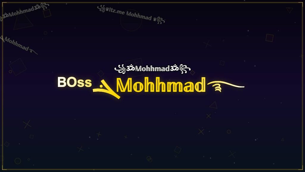ᴮᴼˢˢܔ𝕄𝕠𝕙𝕙𝕞𝕒𝕕࿐ – Mohhmad Stylish Name