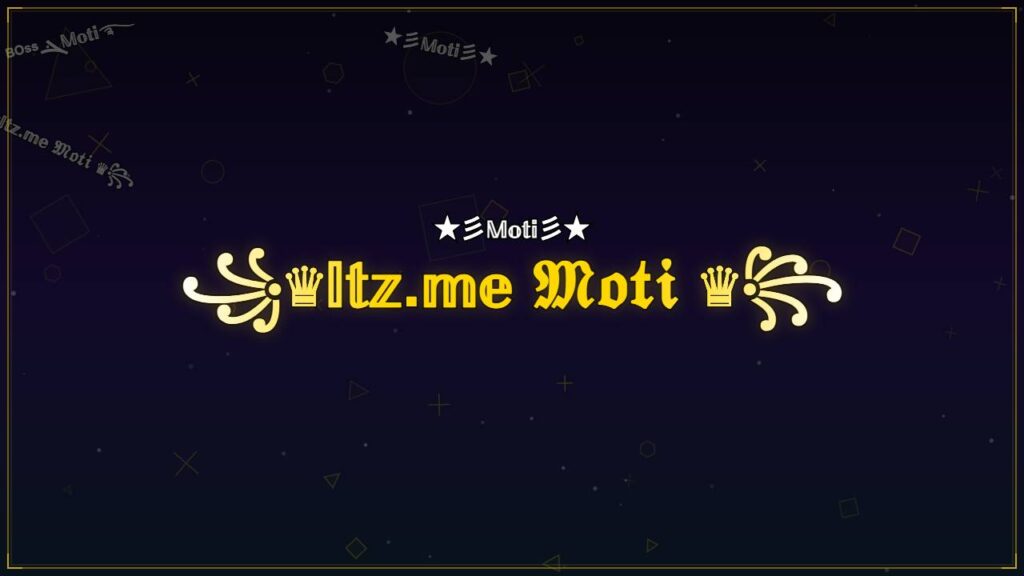 ꧁♛𝕀𝕥𝕫.𝕞𝕖 𝔐𝔬𝔱𝔦 ♛꧂ – Moti Stylish Name