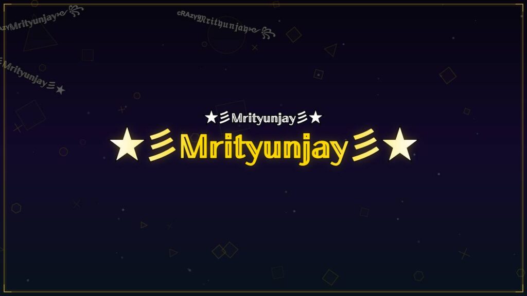 ★彡𝕄𝕣𝕚𝕥𝕪𝕦𝕟𝕛𝕒𝕪彡★ – Mrityunjay Stylish Name