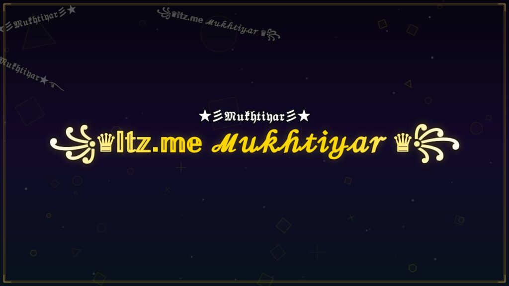 ꧁♛𝕀𝕥𝕫.𝕞𝕖 ℳ𝓊𝓀𝒽𝓉𝒾𝓎𝒶𝓇 ♛꧂ – Mukhtiyar Stylish Name
