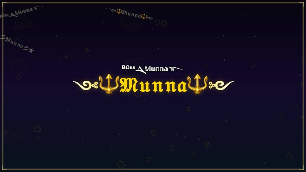 ༺🔱𝔐𝔲𝔫𝔫𝔞🔱༻ – Munna Stylish Name