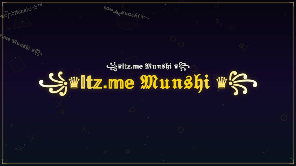 ꧁♛𝕀𝕥𝕫.𝕞𝕖 𝔐𝔲𝔫𝔰𝔥𝔦 ♛꧂ – Munshi Stylish Name