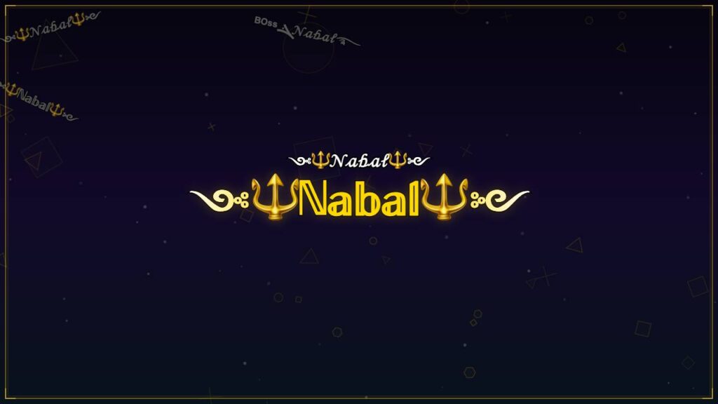 ༺🔱ℕ𝕒𝕓𝕒𝕝🔱༻ – Nabal Stylish Name