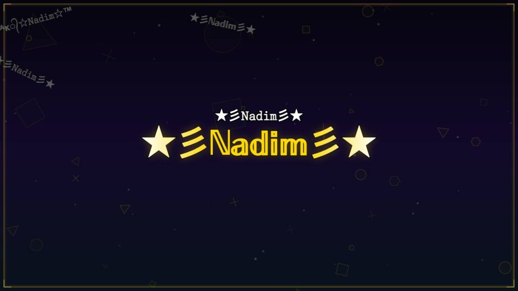 ★彡ℕ𝕒𝕕𝕚𝕞彡★ – Nadim Stylish Name