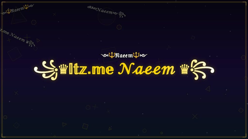 ꧁♛𝕀𝕥𝕫.𝕞𝕖 𝒩𝒶ℯℯ𝓂 ♛꧂ – Naeem Stylish Name