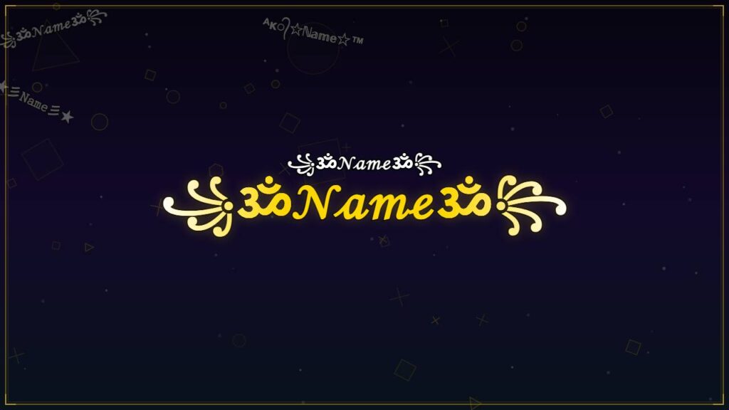 ꧁ॐ𝒩𝒶𝓂ℯॐ꧂ – Name Stylish Name