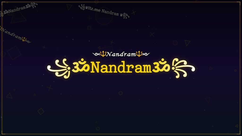 ꧁ॐ𝙽𝚊𝚗𝚍𝚛𝚊𝚖ॐ꧂ – Nandram Stylish Name