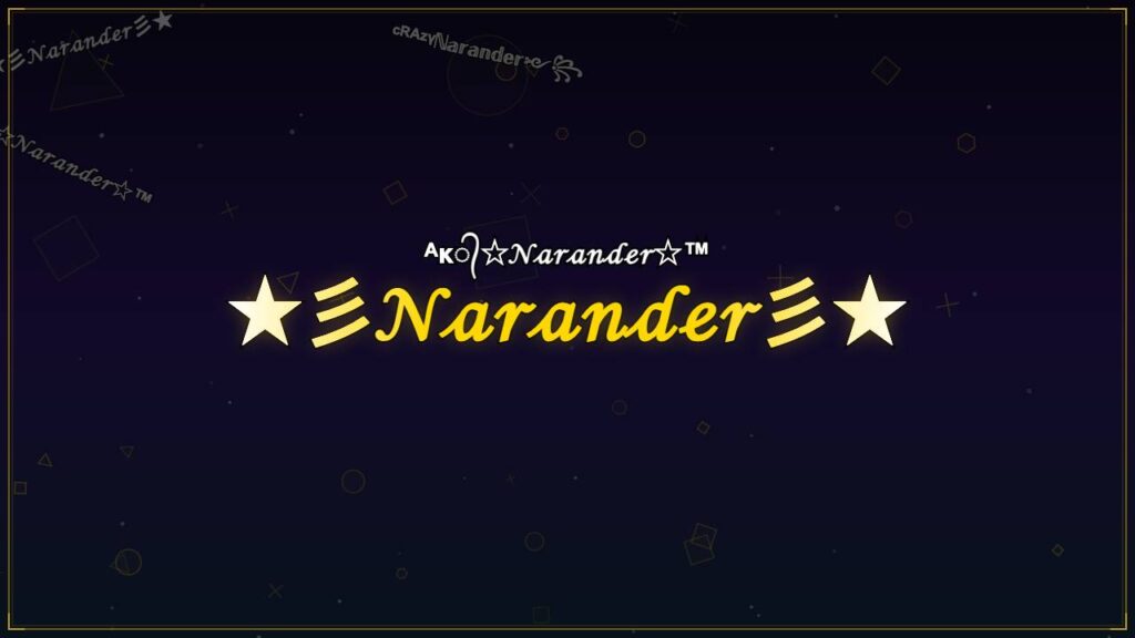 ★彡𝒩𝒶𝓇𝒶𝓃𝒹ℯ𝓇彡★ – Narander Stylish Name