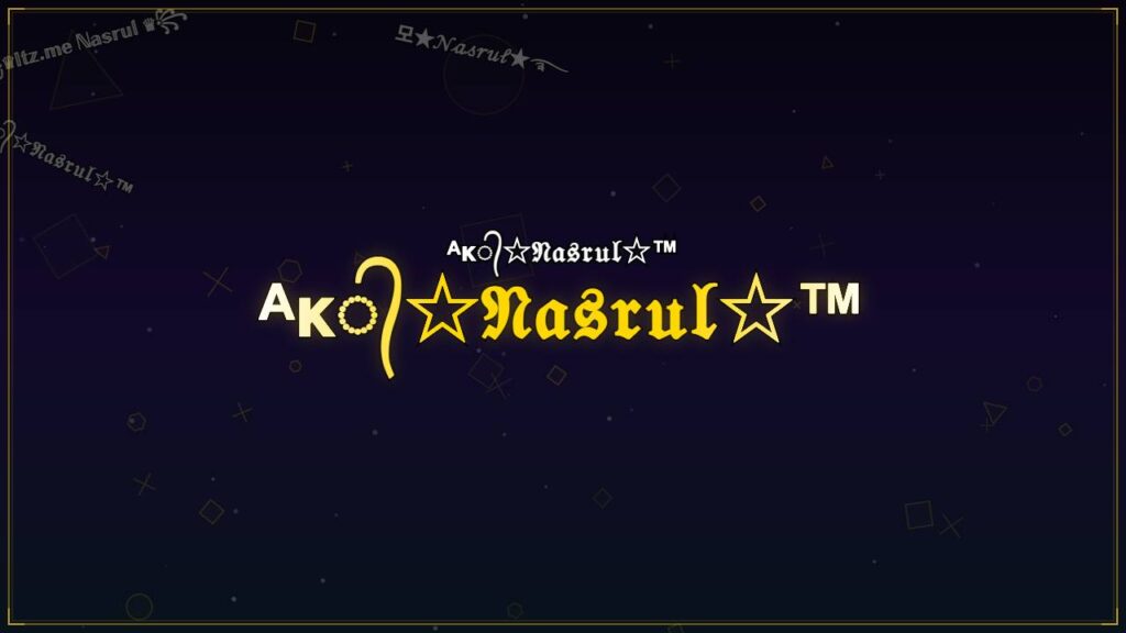 ᴬᴋ᭄☆𝔑𝔞𝔰𝔯𝔲𝔩☆™ – Nasrul Stylish Name