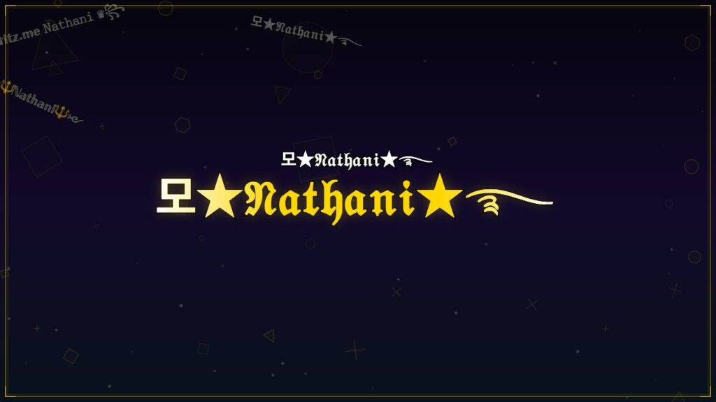 모★𝔑𝔞𝔱𝔥𝔞𝔫𝔦★࿐ – Nathani Stylish Name