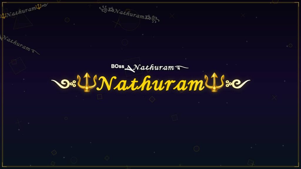 ༺🔱𝒩𝒶𝓉𝒽𝓊𝓇𝒶𝓂🔱༻ – Nathuram Stylish Name