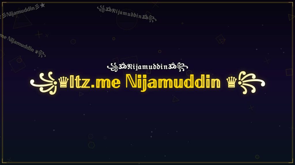 ꧁♛𝕀𝕥𝕫.𝕞𝕖 ℕ𝕚𝕛𝕒𝕞𝕦𝕕𝕕𝕚𝕟 ♛꧂ – Nijamuddin Stylish Name